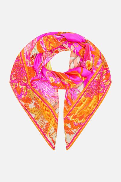 Camilla Order Scarves Large Square Scarf A Heart That Flutters Unisex